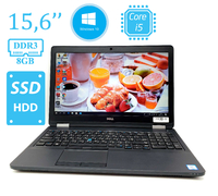 Арендовать➡️ ультрабук ✅DELL Latitude E5570  Intel Core ⭐i5-6300U 2.4ГГц ✅ / RAM 8 ГБ✅ / SSD 256 ГБ✅ / Intel HD Graphics 520 / ⭐ОС и ПО в Подарок⭐$✔