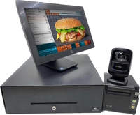 Комплект POS-терминал HP RP9 G1 (Все в одном) на Проц. i5-6500, ОЗУ 8, SSD 120, c Windows, на Один монитор тач 15,6" . Чековий принтер, Сканер штрихкода, Касовый ящик. Refurbished