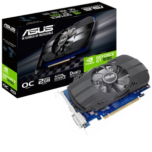 НОВАЯ!!! Видеокарта ASUS GeForce GT1030 2048Mb OC (PH-GT1030-O2G)