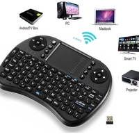 Беспроводная клавиатура с подсветкой и тачем для Smart TV, ПК, планшета