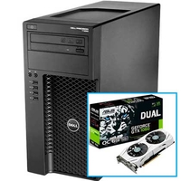 Игровой DELL Precision T1650 / i7-3770 (3.4-3.9 ГГц) / Tower c НОВОЙ Видеокартой ✅ (Asus PCI-Ex GeForce GTX 1060 Dual 6GB GDDR5)