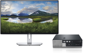 Компьютер в комплекте ⚡️DELL7010USFF ✅i3-3020/wi-fi/безрамный монитор Dell S2419H 24 Black ✅ IPS 1920x1080⭐️Led+Full HD + Клавиатура + Мышь