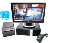 Кассовое рабочее место в комплекте ✅ПОС терминал Elo 19" на базе НР RP5 ✅ i3-4150 3.40 gHz (4 com port)✅Сканер datalogic +✅принтер чеков